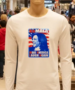 Kamala Harris Make America Laugh Again White T Shirt 1