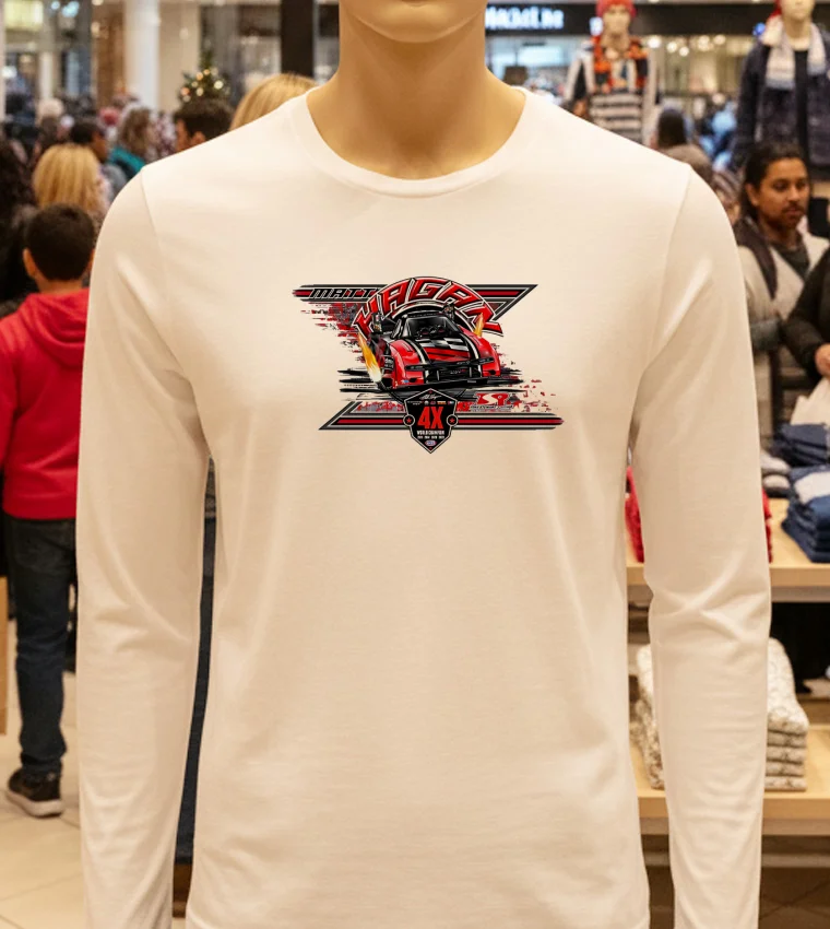 Matt Hagan 4X - white-t-shirt Matt Hagan 4x White T Shirt 1