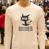 They Re Eating Dogs They Re Eating Cats They Re Eating Pets Scared Cat White T Shirt 1