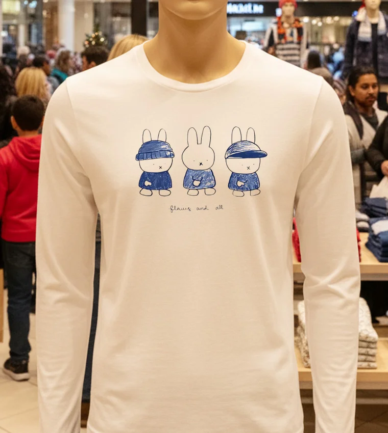 Wave To Earth Miffy Kpop Music - white-t-shirt Wave To Earth Miffy Kpop Music White T Shirt 1